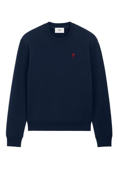 felpa adc uomo blu AMI PARIS | BFUSW035.730430